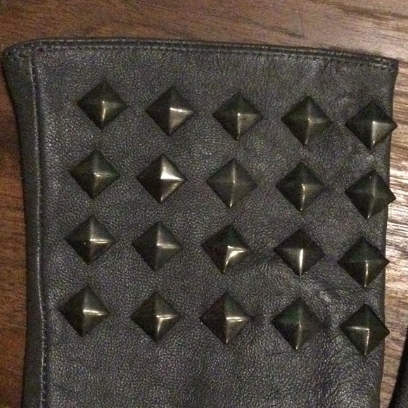 NWOT Y2K Renee’s NYC Leather Gloves - Picture 6 of 8